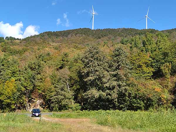 外山の秋　天峰山へ向かう