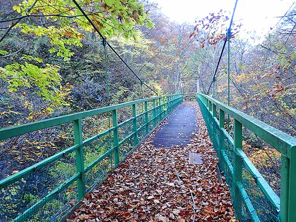 外山の秋　月影の滝と天影の滝