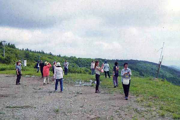 再び天峰山の9合目へ